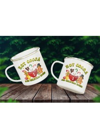 Ретро канче Hot Cocoa Green